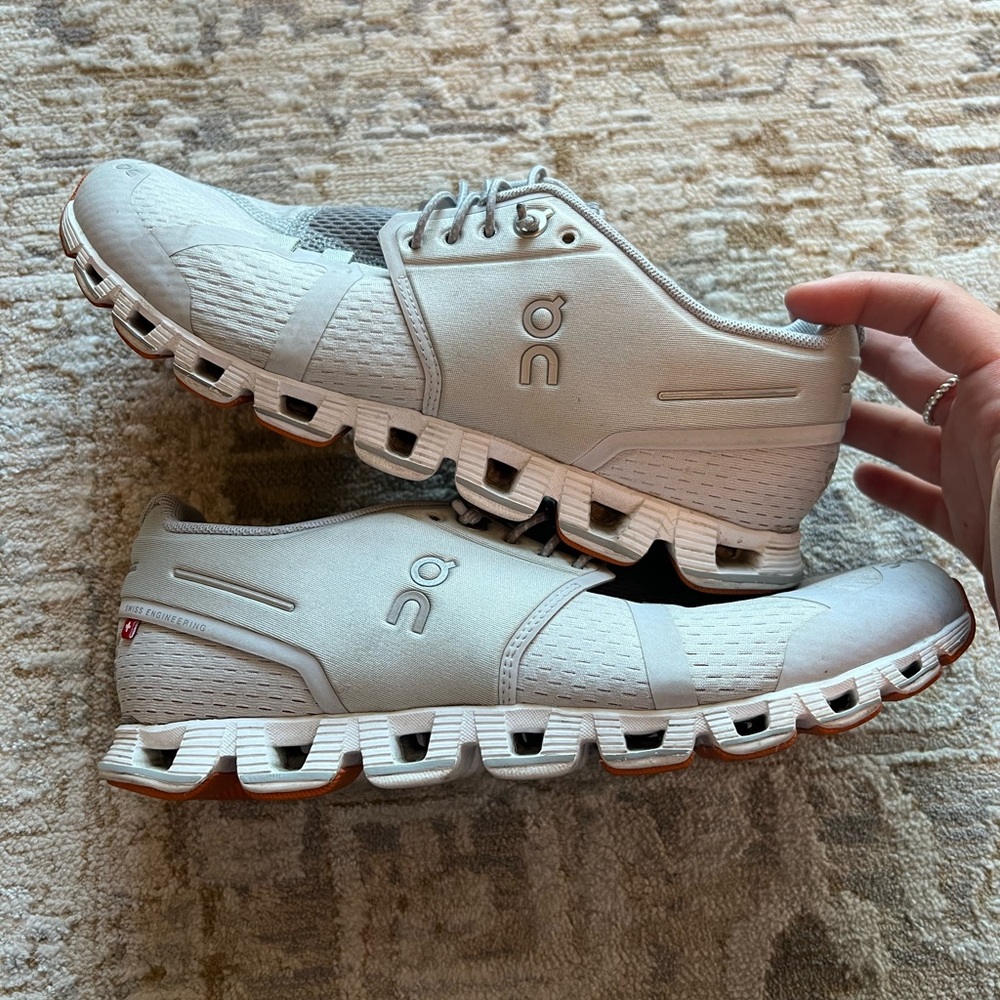 On Running Women's White Athletic Shoes